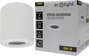 Halogenové stropní svítidlo, LED trubice GU10, pohyblivé bodové svítidlo, přisazené, bílé