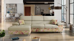 Rohová rozkladacia pohovka Alvin Mini Premium, Dostupné poťahy: Sorriso 01+Sorriso 12+Sorriso 01, Strana: ľavá