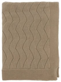 Hnedá pletená deka 130x170 cm Gentle – Södahl