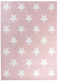 Detský koberec PINKY L896A Stars ružový