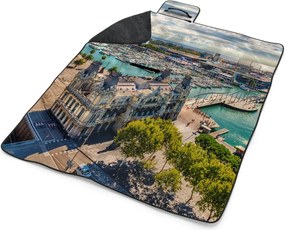 Sablio Plážová deka Barcelona Prístav: 200x140 cm