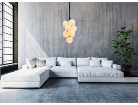 Klausen 109004 - Luster na lanku GRAPES 10xE27/7W/230V bronz/biela