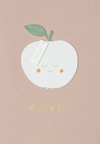 Räder Papierové prianie k narodeniu dieťaťa HELLO WORLD