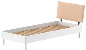 Biela detská posteľ z bukového dreva 90x200 cm Forrest – Vipack