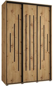 Skriňa 45 Canaris 12 180 artisan/čierna