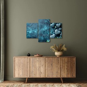 Obraz - Kamene tvaru srdca (90x60 cm)