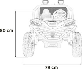 Ramiz Bugina Buggy FASTER červená