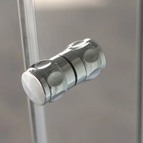 Roltechnik Outlet Štvorcový sprchový box PETRA NEW ROTH-Variant: rozmery: 80x80 cm - (4000722), ROTH-Profily: profily: biela, výplň: transparent