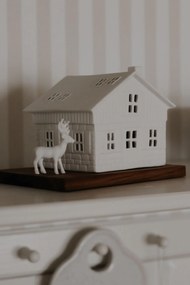 räder Porcelánový svietnik domček Ski Hut