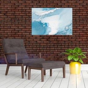 Obraz - Modrý dekor (90x60 cm)