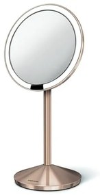 Kozmetické zrkadielko Simplehuman Mini Rose Gold nerez oceľ SHST3010, 1 ks