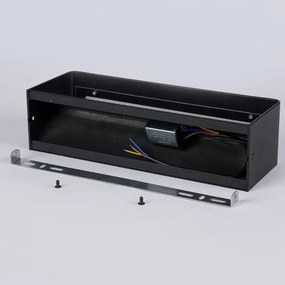 Brilagi - LED vonkajšie nástenné svietidlo DONNANI LED/12W/230V 30 cm čierne IP44