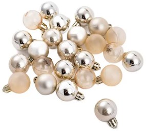 Vianočné guľky GERONI zlaté 714658 (24ks)