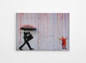 Obraz na plátne Rainbow rain WY64 50x70 cm