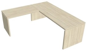 Ergonomický stôl Verno 220 x 200 cm, ľavý, agát