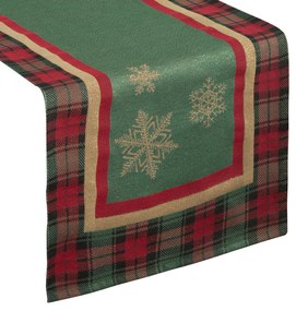 VIANOČNÝ GOBELÍNOVÝ BEHÚŇ NA STÔL STAR 45X140 CM VZOROVANÝ