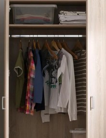 Šatníková skriňa Mega 24, dub sonoma