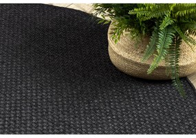 Kusový koberec Dobela čierny kruh 150cm