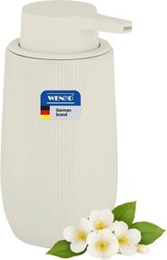Krémovobiely plastový dávkovač mydla 400 ml Fablo – Wenko