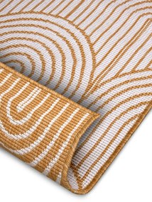 Hanse Home, Kusový koberec Pangli 105849 Ochre – na von aj na doma, 80x150, žltá, chodba / predsieň