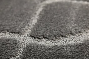 Kúpeľňový koberček Ivona sivý, línie