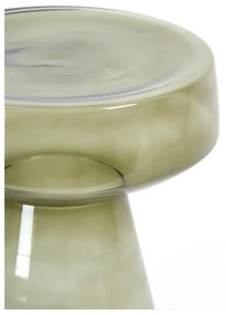 Sklenený okrúhly odkladací stolík ø 37 cm Dakwa – Light &amp; Living