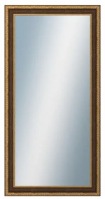 DANTIK - Zrkadlo v rámu, rozmer s rámom 60x120 cm z lišty KLASIK hnedá (3004)