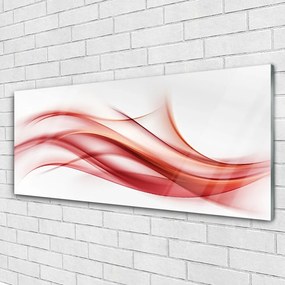 Obraz plexi Červená abstrakcia umenie 125x50 cm
