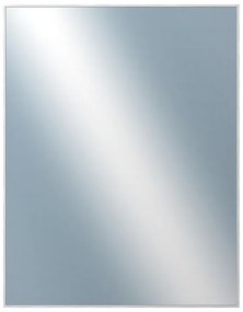 DANTIK - Zrkadlo v rámu, rozmer s rámom 70x90 cm z lišty Hliník strieborná lesk (7001003)