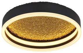 Globo 48460-24 - LED Stropné svietidlo HEDI LED/24W/230V pr. 30 cm čierna