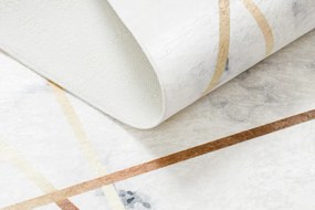 Dywany Łuszczów, Kusový koberec ANDRE Marble 1220, 120x170, biela, chodba / predsieň