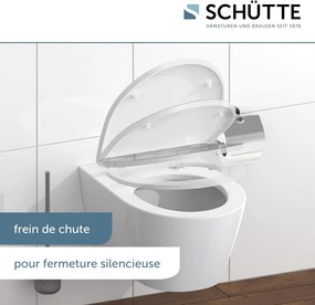 Eisl Sanitär WC sedadlo Duroplast Soft Close Round Dips High Gloss 82593