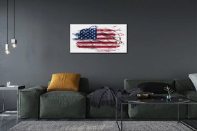 Obraz canvas Vlajky Spojených štátov 140x70 cm