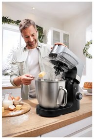 SILVERCREST® KITCHEN TOOLS Profesionálny kuchynský robot SKMP 1300 D3, antracitová (100353909)