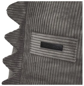 Modrý menčestrový detský sedací vak Snug 80 Dragon – SLOWDOWN