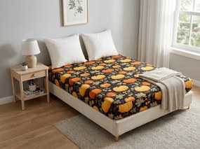 Obliečka z mikrovlákna ORANGE PUMPKINS farebná 90x200 cm