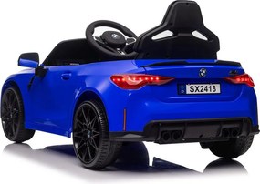 LEAN CARS Autobatérie BMW M4 lakované modrou farbou