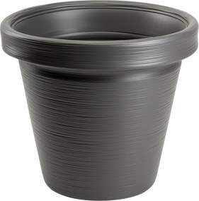 PLASTOVÝ KVETINÁČ SRTIA RIFLO 55X48 CM ANTRACITOVÁ