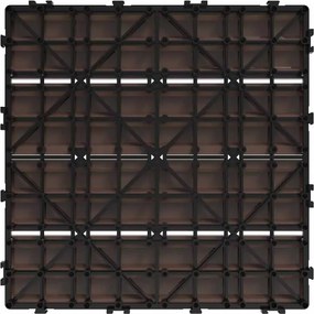 WPC dlaždica LEGI BASE 30 x 30 cm, chocolate