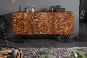 Moderná komoda z masívu Fluid Mango 160cm