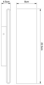 Globo 41751-8W - LED Nástenné svietidlo SIEGFRIED LED/8W/230V