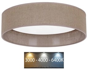 Brilagi - LED Stropné svietidlo VELVET LED/24W/230V 3000/4000/6400K hnedá