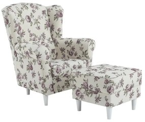 Kreslo s taburetom ASTRID Tempo Kondela