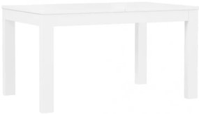 Rozkladací stôl Tuluza PRTT402 140/240x90cm biela lesklá/biela