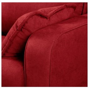 Červená rohová pohovka (ľavý roh) Beata - Ropez