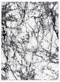 Moderný koberec COZY 8871 Marble, Mramor - Štrukturálny,  dve vrstvy  rúna sivá
