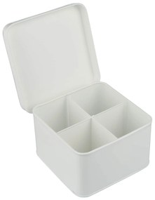 Ib Laursen Úložný box so 4 priehradkami Metal Lid