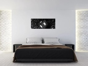Obraz abstraktné kocky (120x50 cm)