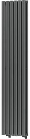 Mexen Dallas, vykurovacie teleso 1600x360 mm, 1039 W, antracitová, W214-1600-360-00-66