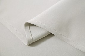 Bielo-krémový záves OXFORD 140x250 cm Zavesenie: Kovové krúžky